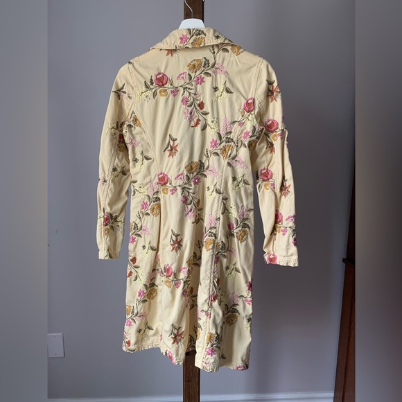 JOHNNY WAS | Floral Embroidered 100% Cotton Jacket | Sz XS - Picture 6 of 9